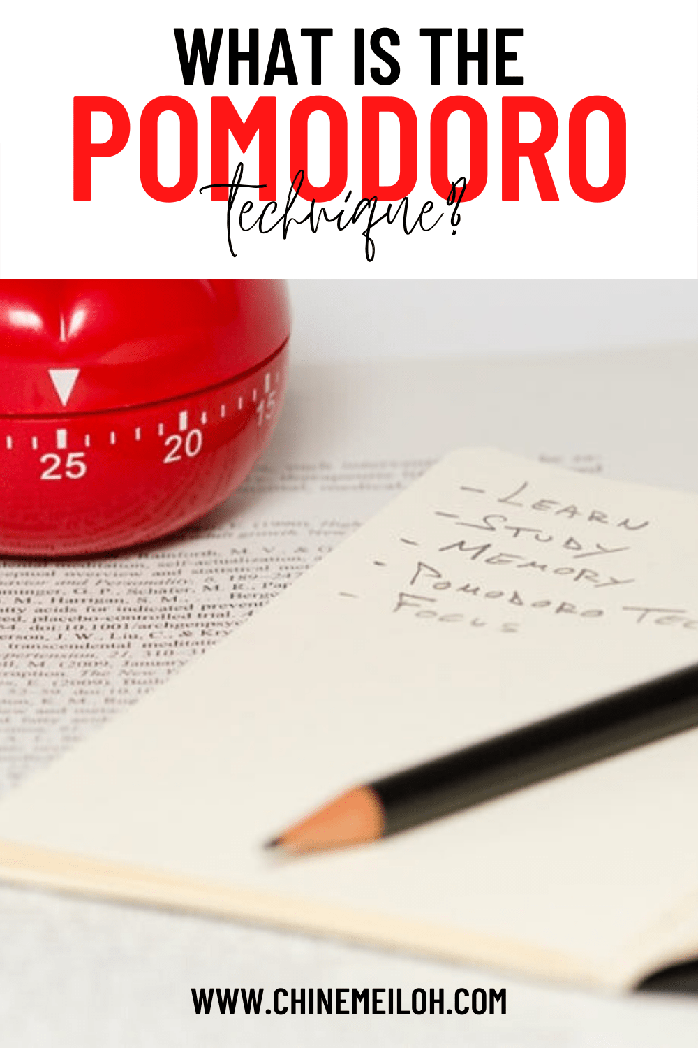 What is the pomodoro technique